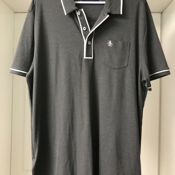 Penguin Polo Shirt Mens XXL Grey by Munsingwear - Picture 2 of 7